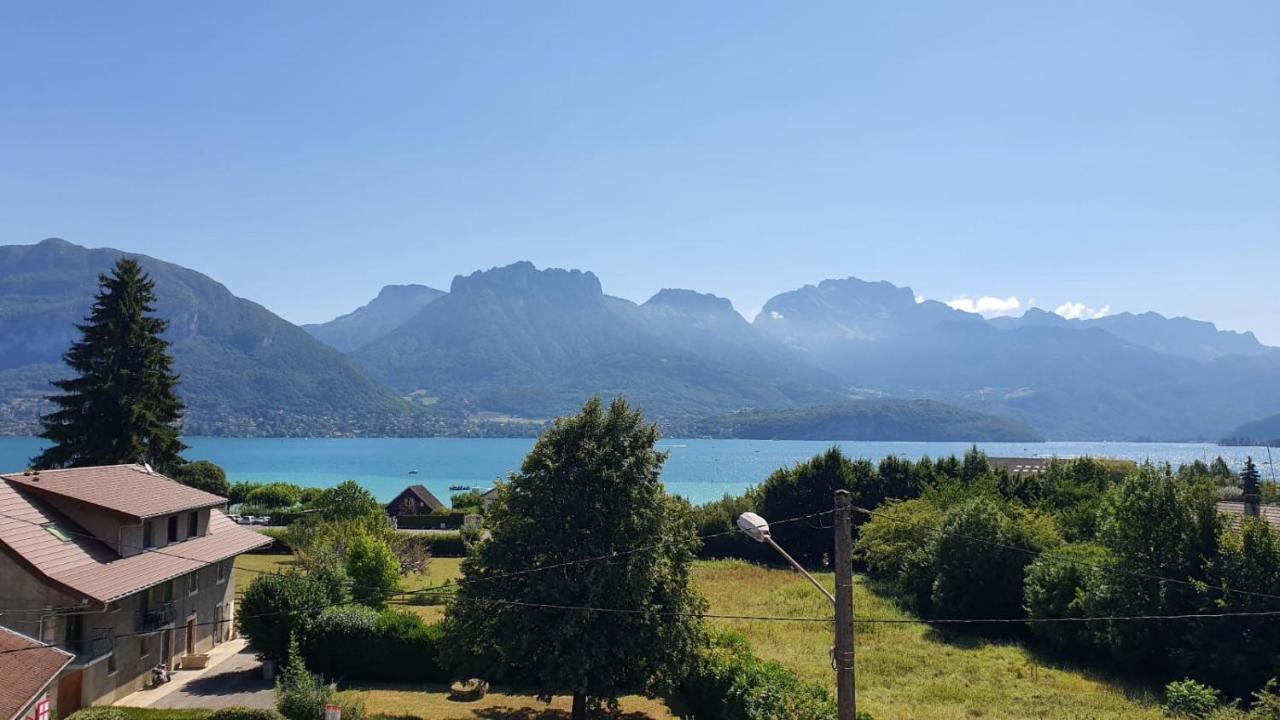 Charmant Duplex Face Au Lac Sévrier Εξωτερικό φωτογραφία