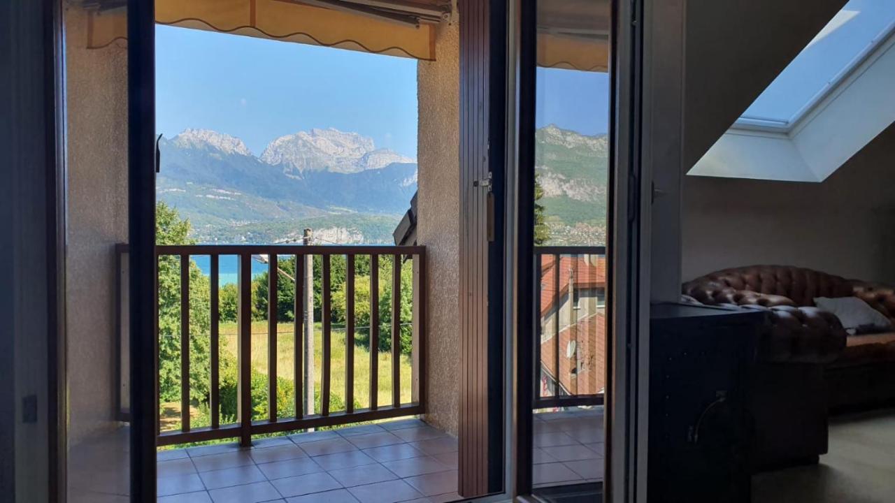 Charmant Duplex Face Au Lac Sévrier Εξωτερικό φωτογραφία